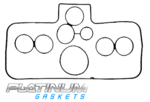 PLATINUM PLENUM CHAMBER GASKETS TO SUIT HOLDEN STATESMAN VS WH.I ECOTEC L36 3.8L V6