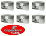 SET OF 6 ENGINETECH PISTONS TO SUIT HOLDEN CAPRICE WM SIDI LLT LFX 3.6L V6