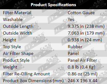 AF816_SPECIFICATION_TABLE