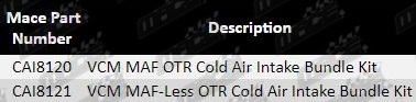 Cold-Air-Intake-Caprice-CAI8120-CAI8121-Parts-Guide-Updated