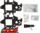 AIR TO AIR (A2A) INTERCOOLER FITMENT KIT TO SUIT HOLDEN MONARO V2 L67 SUPERCHARGED 3.8L V6
