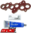 MACE PERFORMANCE MANIFOLD INSULATOR KIT TO SUIT HOLDEN ECOTEC L36 3.8L V6 (2000-2004)