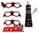MACE 6.35MM MANIFOLD INSULATOR KIT TO SUIT TOYOTA SUPRA JZA80 2JZ-GTE TWIN TURBO 3.0L I6