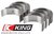 KING STANDARD MAIN END BEARING SET FOR FORD TBI MPFI SOHC 200 250 OHV CARB EFI 3.2 3.3 3.9 4L 4.1 I6