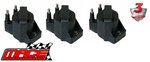 SET OF 3 MACE STANDARD IGNITION COILS TO SUIT HOLDEN BUICK ECOTEC L27 L36 L67 SUPERCHARGED 3.8L V6