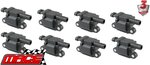 SET OF 8 STANDARD REPLACEMENT IGNITION COILS FOR HOLDEN CAPRICE WL WM WN L76 L77 L98 LS3 6.0L 6.2 V8