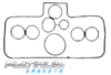 PLATINUM PLENUM CHAMBER GASKETS TO SUIT HOLDEN ECOTEC L36 3.8L V6