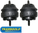 TRANSGOLD PAIR OF STANDARD ENGINE MOUNTS TO SUIT FORD FAIRMONT BA BF BARRA 182 190 E-GAS 4.0L I6