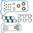 TIMING SERVICE GASKET KIT TO SUIT HOLDEN CAPTIVA CG ALLOYTEC LU1 3.2L V6