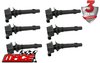 SET OF 6 MACE IGNITION COILS TO SUIT FORD TERRITORY SZ BARRA 195 4.0L I6