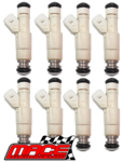 SET OF 8 MACE FUEL INJECTORS TO SUIT HOLDEN COMMODORE VT VU VX VY VZ LS1 5.7L V8