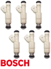SET OF 6 BOSCH 36LB/380CC FUEL INJECTORS TO SUIT HOLDEN COMMODORE VT VX VY L67 SUPERCHARGED 3.8L V6