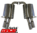 MACE DUAL REAR 3" SPORTS MUFFLER TO SUIT HSV GTS VE VF V8 SEDAN