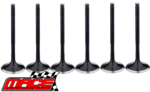 SET OF 6 MACE EXHAUST VALVES TO SUIT HOLDEN CAPRICE VS WH WK ECOTEC L36 L67 SUPERCHARGED 3.8L V6