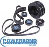 POWERBOND 25% UNDERDRIVE POWER PULLEY KIT TO SUIT HOLDEN LS1 L76 5.7L 6.0L V8
