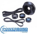 POWERBOND 25% UNDERDRIVE POWER PULLEY KIT TO SUIT HOLDEN STATESMAN WM L76 L98 6.0L V8