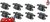 SET OF 8 STANDARD REPLACEMENT IGNITION COILS TO SUIT HSV LS2 LS3 6.0L 6.2L V8