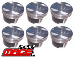 SET OF 6 MACE PISTONS TO SUIT HOLDEN COMMODORE VZ VE VF ALLOYTEC LY7 LE0 LW2 LWR 3.6L V6