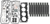 VRS GASKET SET & HEAD BOLTS COMBO PACK TO SUIT NISSAN YD25DDT YD25DDTI 2.5L I4 TILL 12/2009