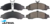 ULTIMA FRONT BRAKE PAD SET TO SUIT HOLDEN ALLOYTEC ECOTEC LY7 LE0 L36 L67 SUPERCHARGED 3.6L 3.8L V6