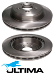 ULTIMA FRONT DISC BRAKE ROTOR SET TO SUIT HOLDEN L76 L77 L98 LS3 6.0L 6.2L V8