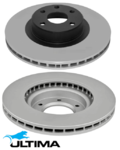 FRONT DISC BRAKE ROTOR SET TO SUIT HOLDEN ALLOYTEC SIDI LY7 LE0 LW2 LWR LF1 LFW LLT LFX 3.0L 3.6L V6