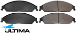 ULTIMA FRONT SEMI-METALLIC BRAKE PAD SET TO SUIT FORD BARRA BOSS 220 230 260 290 5.4L V8