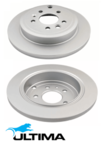 ULTIMA REAR DISC BRAKE ROTOR SET TO SUIT FORD FAIRLANE BA BF BARRA 182 190 4.0L I6