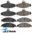 ULTIMA FRONT AND REAR BRAKE PAD SET FOR FORD BARRA 182 190 195 E-GAS 240T 245T 270T TURBO 4.0L I6