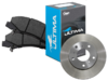 ULTIMA REAR BRAKE PAD SET & DISC BRAKE ROTORS COMBO TO SUIT FORD BARRA BOSS 220 230 260 290 5.4L V8