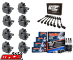 MACE IGNITION SERVICE KIT WITH 1.5MM GAP SPARK PLUGS TO SUIT HSV LS1 5.7L V8