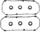 ROCKER COVER GASKET KIT TO SUIT MITSUBISHI TRITON MK ML 6G72 6G74 3.0L 3.5L V6