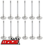 12 X STAINLESS STEEL INTAKE VALVE FOR FORD FALCON BA BF FG FG X BARRA 240T 245T 270T 325T 4.0L I6