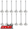 12 X STAINLESS STEEL INTAKE VALVE FOR FORD FALCON BA BF FG FG X BARRA 240T 245T 270T 325T 4.0L I6