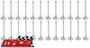 24 X MACE STAINLESS STEEL INTAKE AND EXHAUST VALVE TO SUIT FORD FALCON BA BF BARRA 240T 245T 4.0L I6
