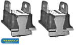 PAIR OF TRANSGOLD FRONT ENGINE MOUNTS TO SUIT HOLDEN CALAIS VK 202 BLACK 3.3L I6