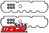 MACE ROCKER COVER GASKET KIT TO SUIT HOLDEN CALAIS VS VT VX VY L67 SUPERCHARGED 3.8L V6