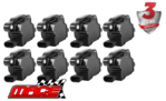 SET OF 8 MACE STANDARD REPLACEMENT IGNITION COILS TO SUIT CHEVROLET AVALANCHE LC9 5.3L V8