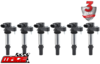 SET OF 6 MACE STANDARD REPLACEMENT IGNITION COILS TO SUIT ALFA ROMEO 159 939 939A0 3.2L V6