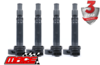 SET OF 4 MACE STANDARD REPLACEMENT IGNITION COILS TO SUIT TOYOTA PRADO RZJ120R 3RZ-FE 2.7L I4
