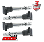 SET OF 4 MACE STANDARD REPLACEMENT IGNITION COILS TO SUIT VOLKSWAGEN GOLF MK.4 AUM TURBO 1.8L I4