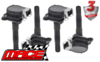 SET OF 4 MACE STANDARD REPLACEMENT IGNITION COILS TO SUIT VOLKSWAGEN GOLF MK.4 AGU TURBO 1.8L I4
