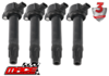 SET OF 4 MACE STANDARD REPLACEMENT IGNITION COILS TO SUIT JEEP ED3 ECN 2.0L 2.4L I4