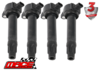 SET OF 4 MACE STANDARD REPLACEMENT IGNITION COILS TO SUIT JEEP PATRIOT MK ED3 ECN 2.0L 2.4L I4