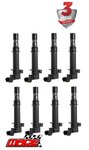 SET OF 8 MACE STANDARD REPLACEMENT IGNITION COILS TO SUIT JEEP GRAND CHEROKEE WG WJ WH EVA XY 4.7 V8