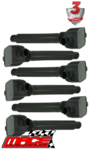 SET OF 6 MACE STANDARD REPLACEMENT IGNITION COILS TO SUIT JEEP CHEROKEE KL EHB 3.2L V6 TIll 06/2015