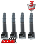 SET OF 4 MACE STANDARD REPLACEMENT IGNITION COILS TO SUIT MITSUBISHI GRANDIS BA 4G69 2.4L I4