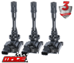 SET OF 3 MACE STANDARD REPLACEMENT IGNITION COILS TO SUIT MITSUBISHI PAJERO NP 6G75 3.8L V6