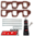 MACE PERFORMANCE MANIFOLD INSULATOR KIT TO SUIT OPEL ALLOYTEC LP9 TURBO 2.8L V6