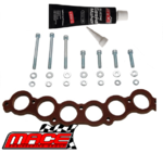 MACE 12MM UPPER MANIFOLD INSULATOR KIT TO SUIT NISSAN SKYLINE R31 RB30E 3.0L I6